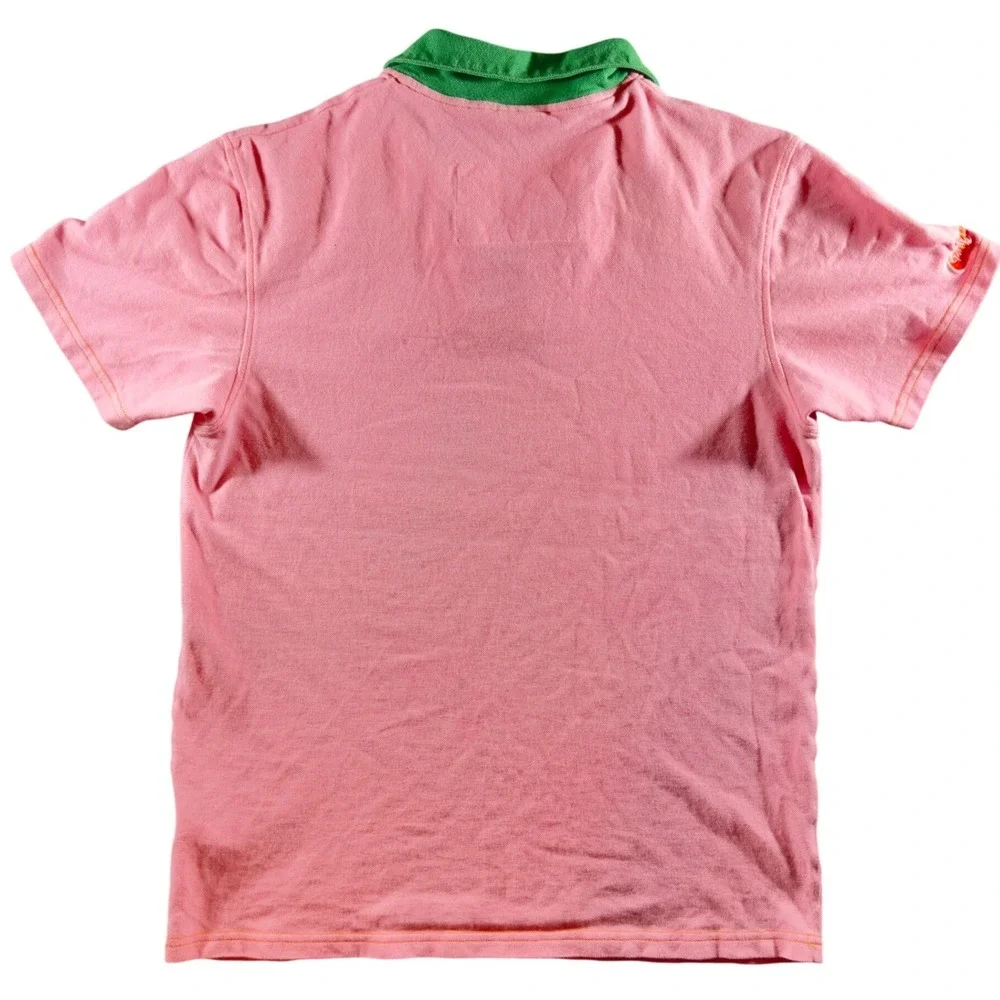 300 | Nike DISKI Polo Shirt Mens Large Limited Issue Colorblock Pink‎